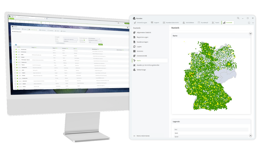 CRM Kundenapp Kundenverwaltung