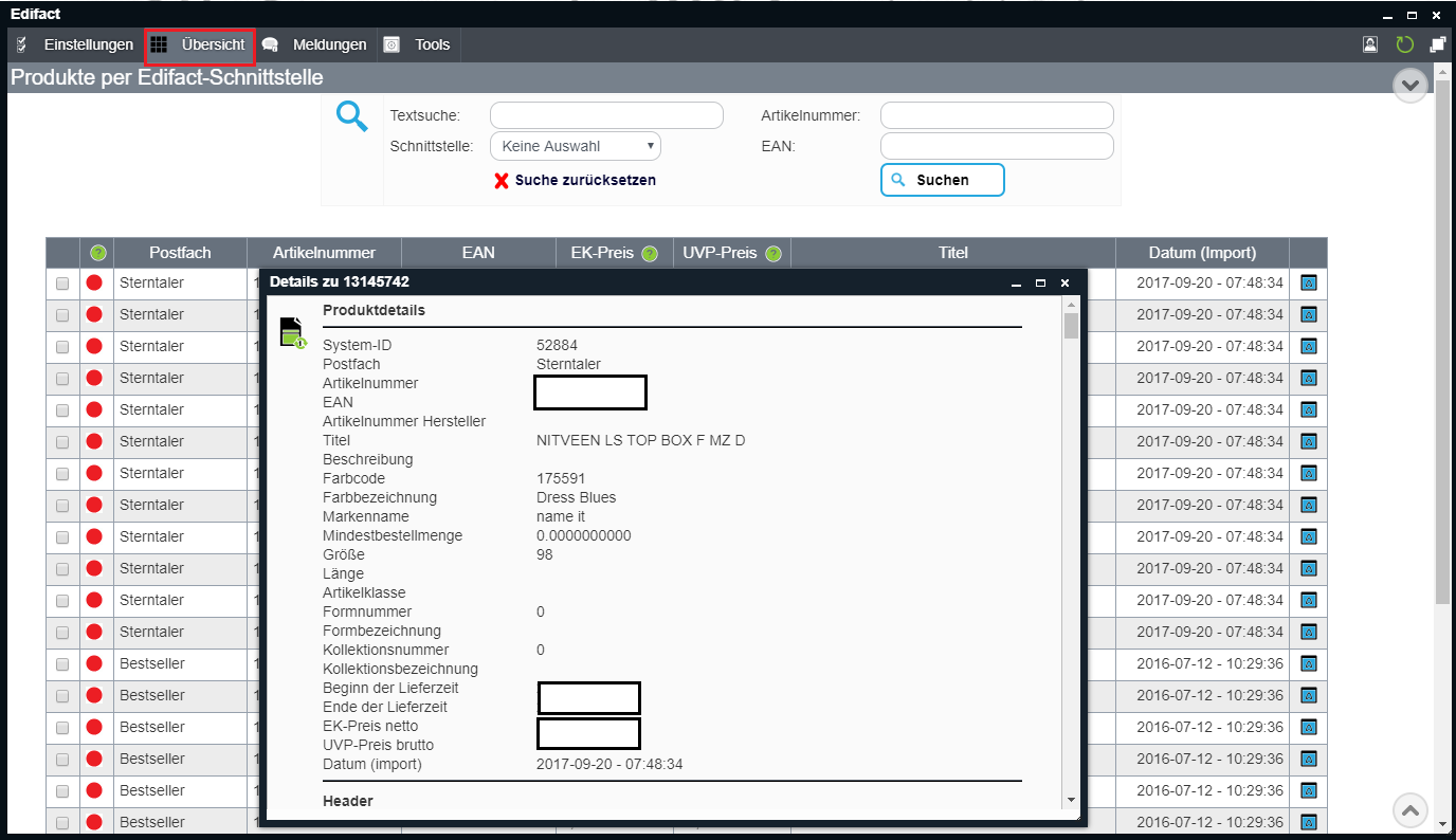 EDI Schnittstelle und Konverter | Edifact