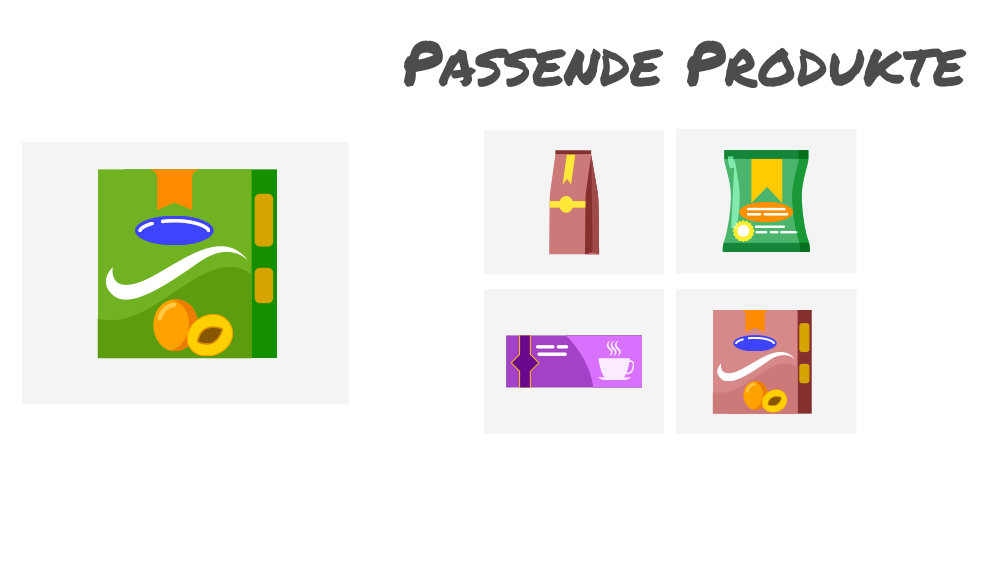 Passende Produkte werden dem Vertrieb angezeigt (Crosselling)