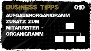 🎬📈 Business Tipps #010 - Aufgabenorganigramm - Zusatz zum Mitarbeiterorganigramm