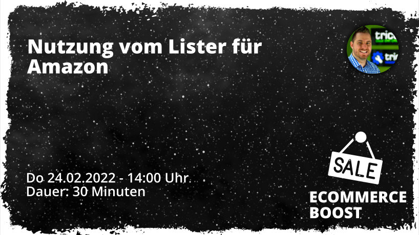 Kostenloses Live Webinar: Lister für Amazon (Einsteiger) Kostenloses Live Webinar: Lister für Amazon (Einsteiger)