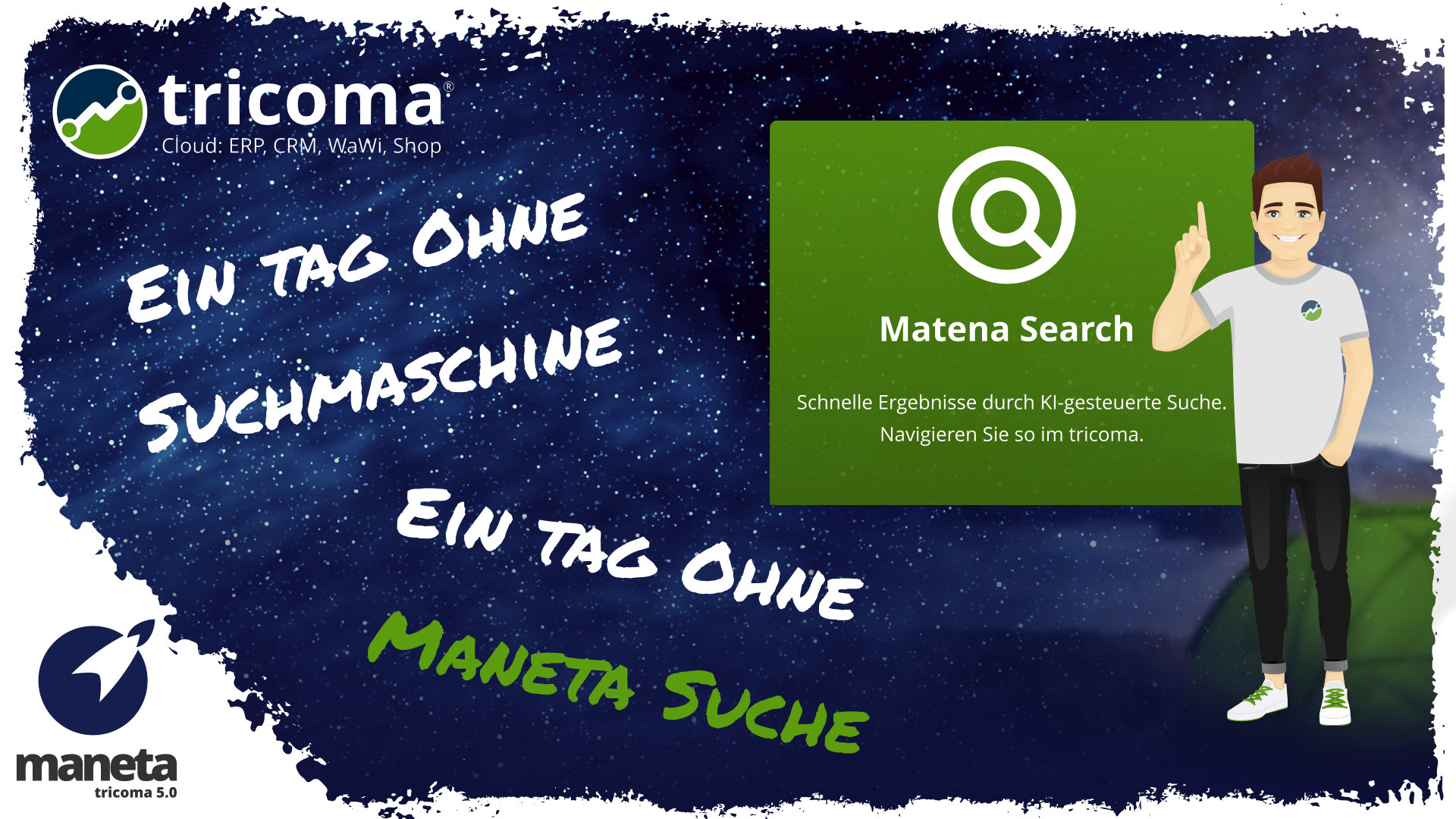 Ein Tag ohne Suchmaschine - Ein Tag ohne die Maneta Suche