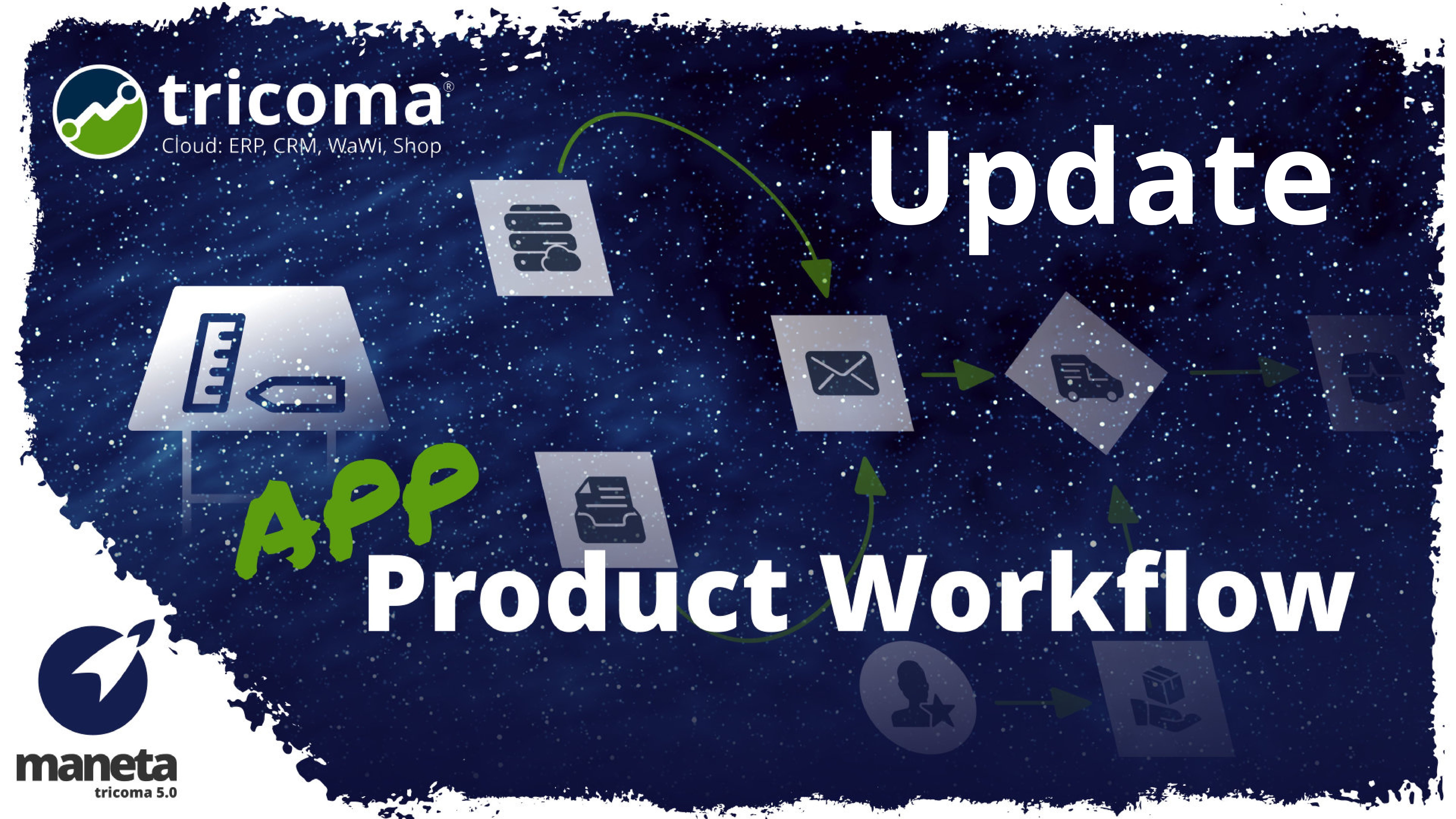 App Product Workflow mit neuen Funktionen