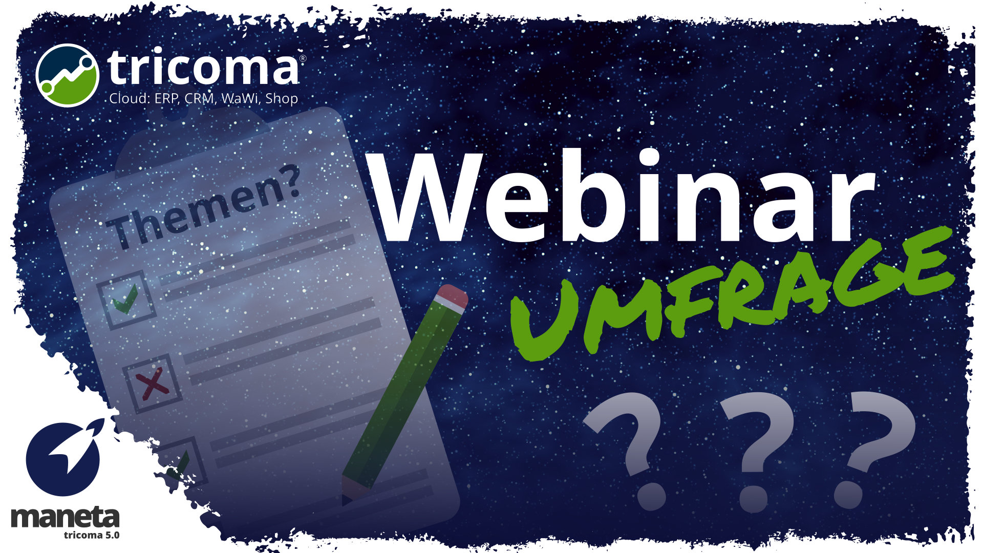 Kundenumfrage für Webinarwünsche Kundenumfrage für Webinarwünsche