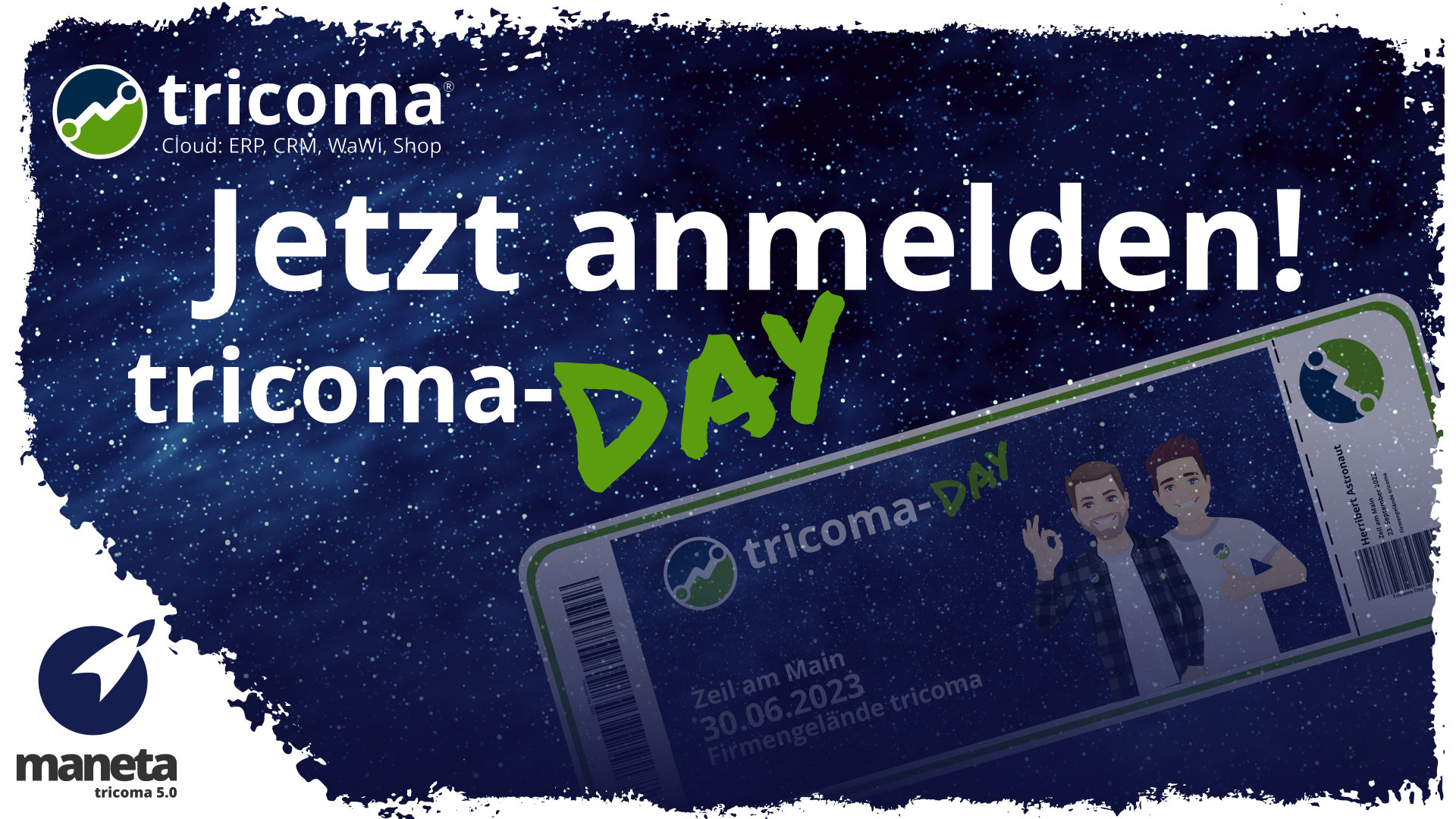 Jetzt schnell anmelden: Sichern Sie sich Ihre Freikarte für den tricoma-DAY 2023