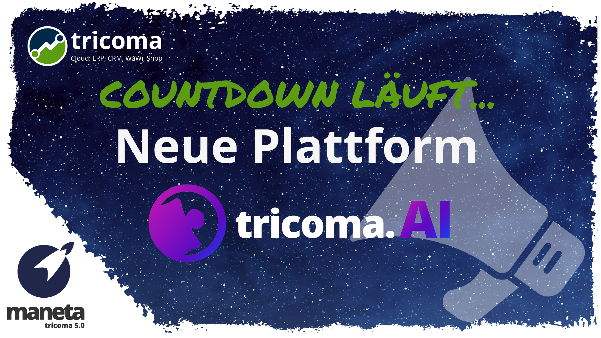 Es ist bald so weit! Sneak Peak im neuen Vlog über die KI-Revolution tricoma.AI Es ist bald so weit! Sneak Peak im neuen Vlog über die KI-Revolution tricoma.AI