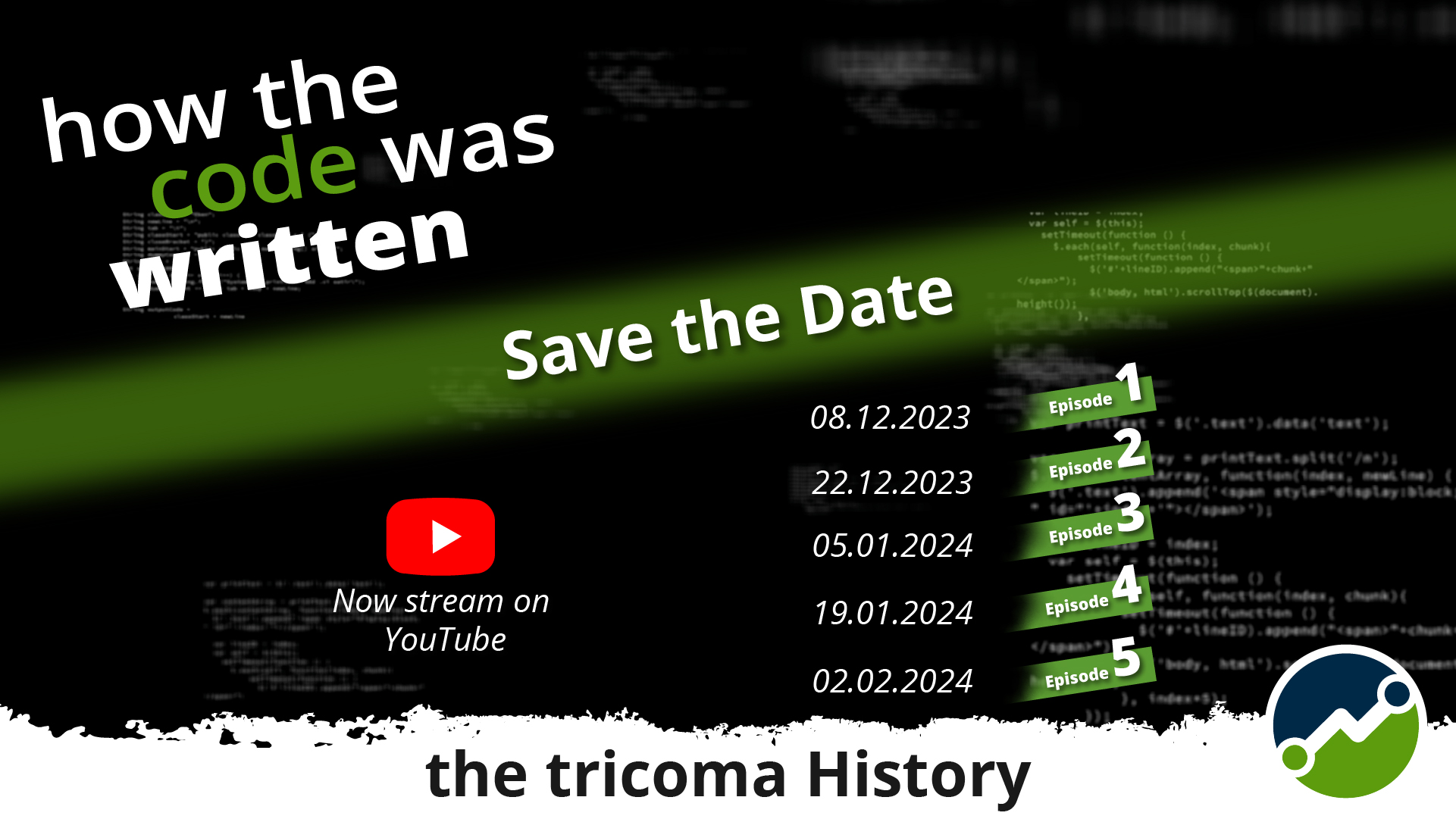 Save the Date! Wann kommt How the code was written?