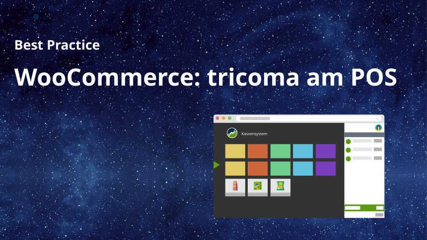 WooCommerce: mit tricoma am Point of Sale (POS)