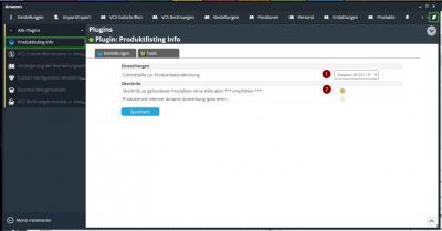 Connector fr Amazon Plugin: Produktlisting Info