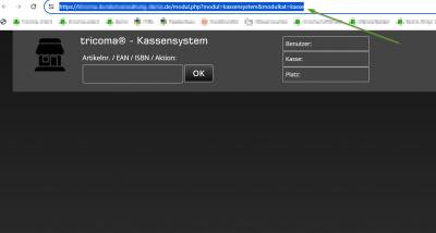 Kassen-URL Kassen-URL